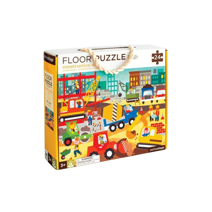Petit Collage Podlahové puzzle stavba ve městě