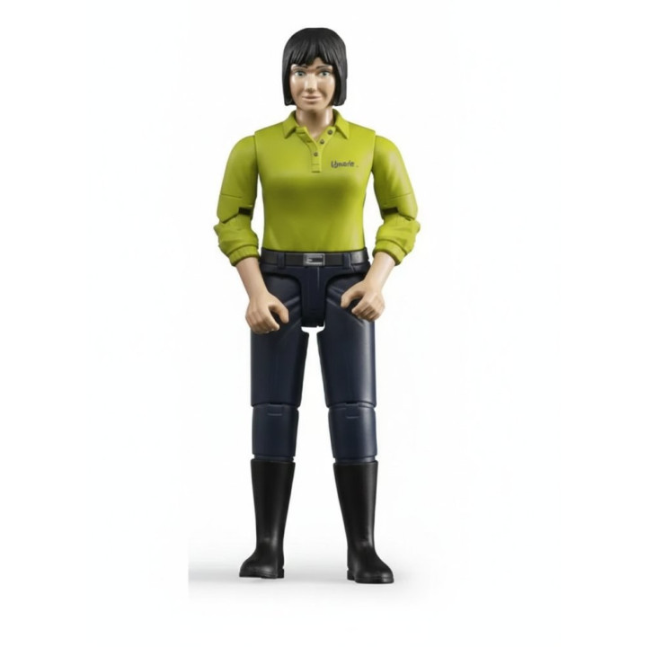 BWORLD 60405 Figurka Žena - zelená košile, tmavé kalhoty