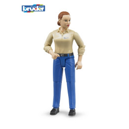 BWORLD 60408 Figurka žena - modré kalhoty