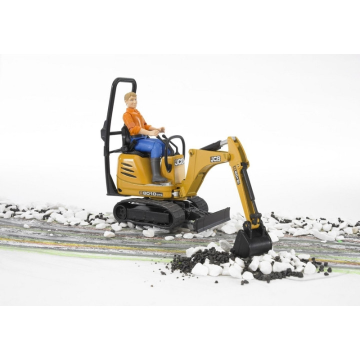 BWORLD 62002 Mikrobagr JCB s figurkou