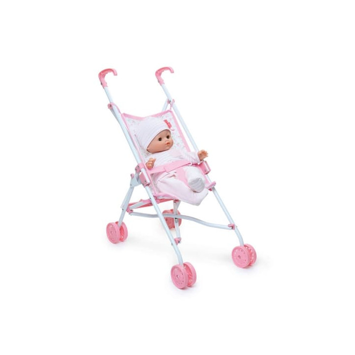Petitcollin Skládací kočárek Petites Fleurs (pro panenku do 52 cm)