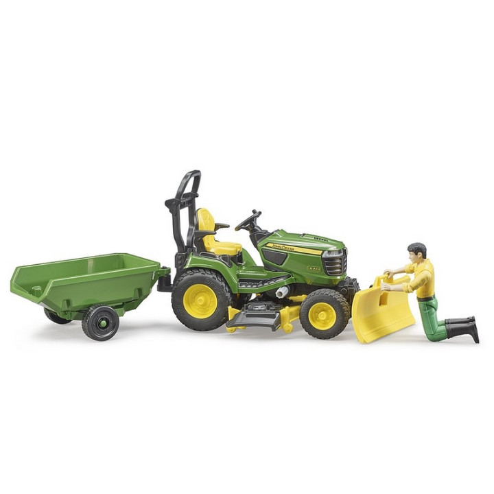 Bruder 62104 BWORLD Zahradní traktor John Deere X949 s figurkou