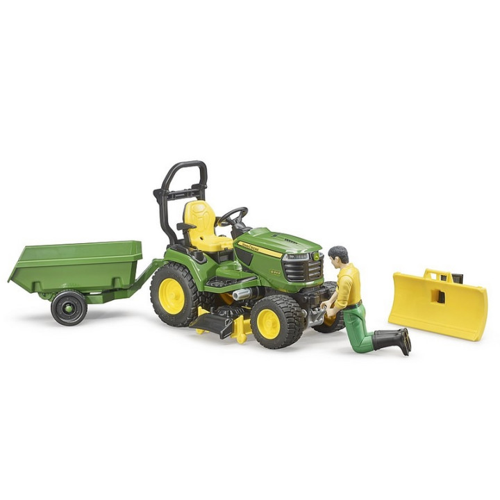 Bruder 62104 BWORLD Zahradní traktor John Deere X949 s figurkou