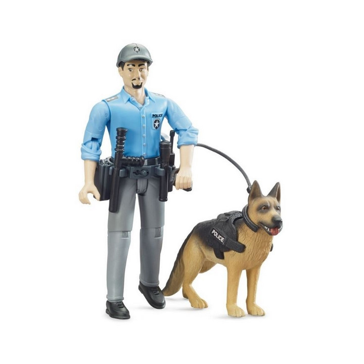 Bruder 62150 BWORLD Policista se psem