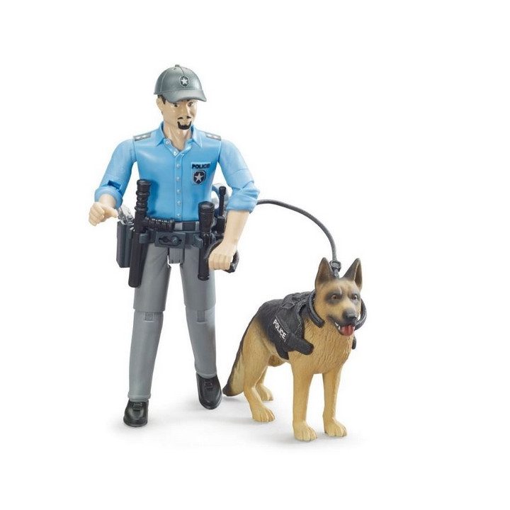 Bruder 62150 BWORLD Policista se psem