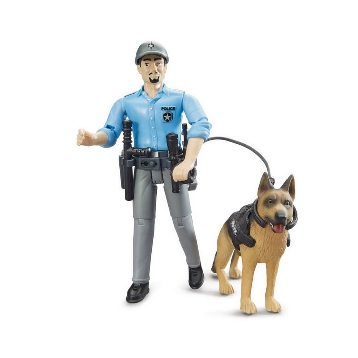 Bruder 62150 BWORLD Policista se psem