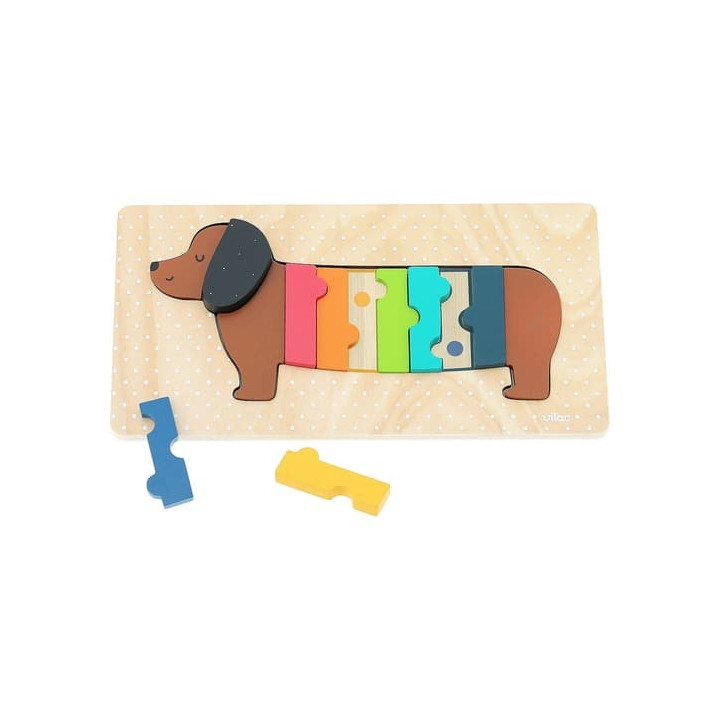 Vilac Vkládací puzzle Pejsek