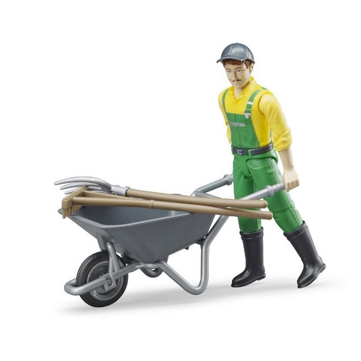 Bruder 62610 BWORLD Farmář s příslušenstvím