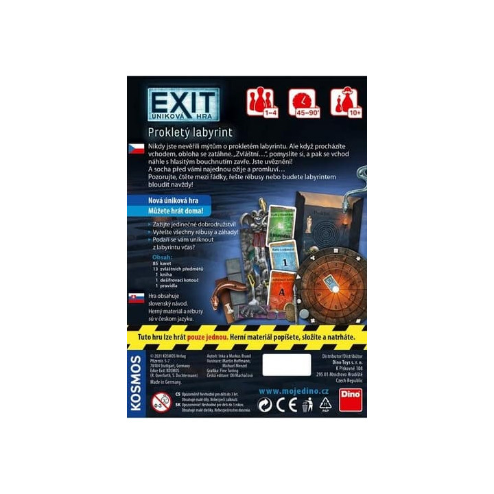 Exit úniková hra: Prokletý labyrint