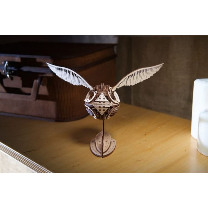 Ugears 3D dřevěné mechanické puzzle Zlatonka, Harry Potter