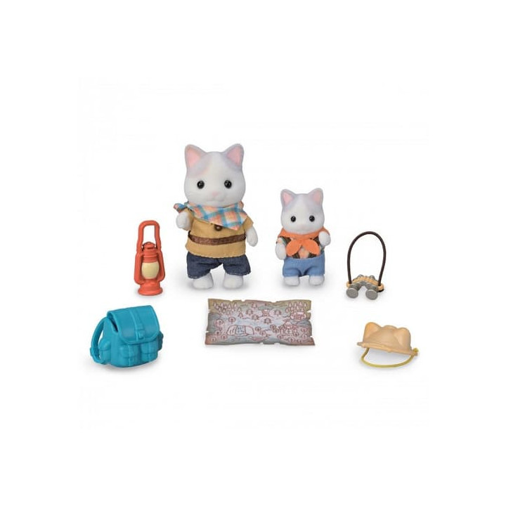 Sylvanian Families Průzkumná sada - Latte Cat Bratr a miminko
