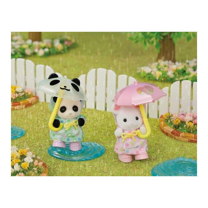 Sylvanian Families Procházka v dešti Baby Duo