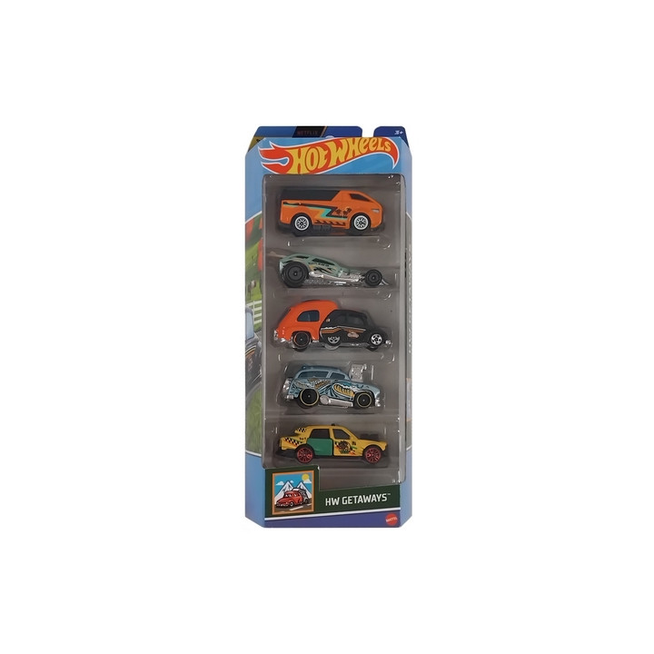 Hot Wheels Angličák 5ks - HW GETAWAYS