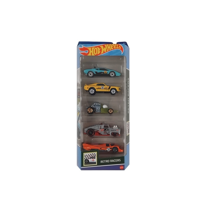 Hot Wheels Angličák 5ks - RETRO RACERS
