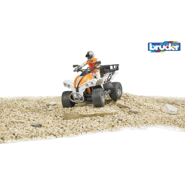 BWORLD 63000 Čtyřkolka s figurkou