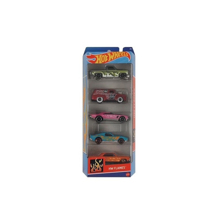 Hot Wheels Angličák 5ks - HW FLAMES