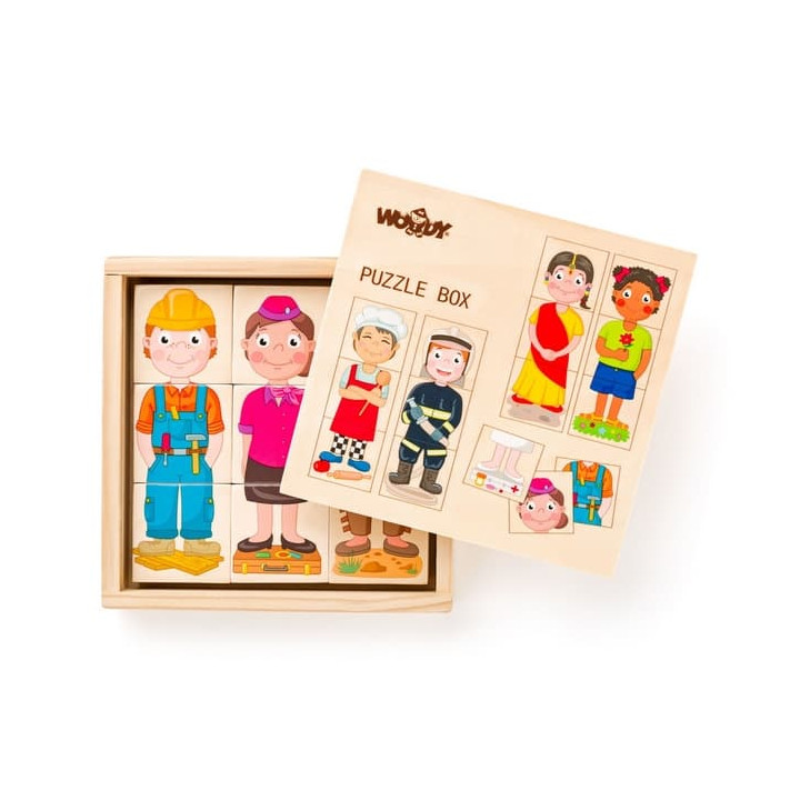 Puzzle - Lidé a povolání z celého světa