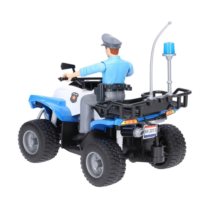 BWORLD 63010 Policejní čtyřkolka s figurkou policisty