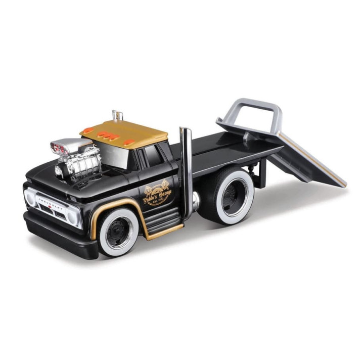 Maisto - Chevrolet C60 Flatbed 1966, Oldsmobile Vista Cruiser 1970, 1:64