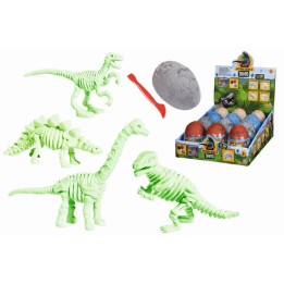 Vajíčko s kostrou dinosaura k vykopání