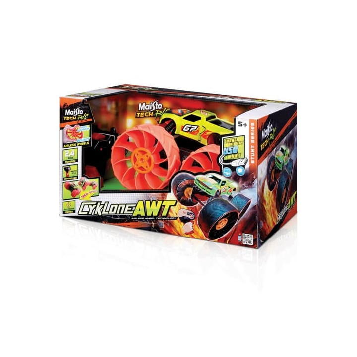 Maisto RC - Cyklone AWT, oranžová, 2,4GHz, USB, 360°otočky