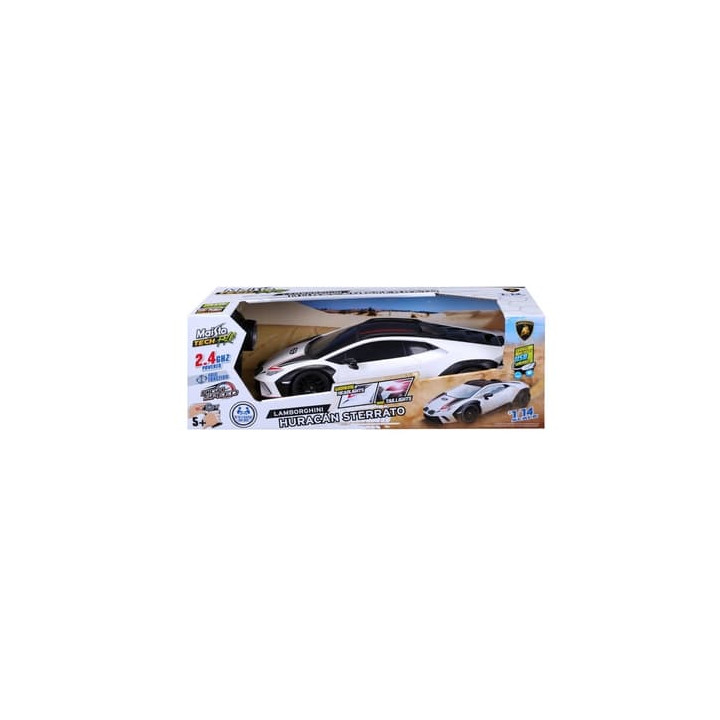 Maisto RC - 1:14 Lamborghini Huracán Sterrato, bílá, se světly, USB, XTR, 2,4 GHz