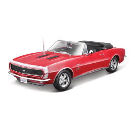 Maisto - 1967 Chevrolet Camaro SS 396 Convertible, červená, 1:18