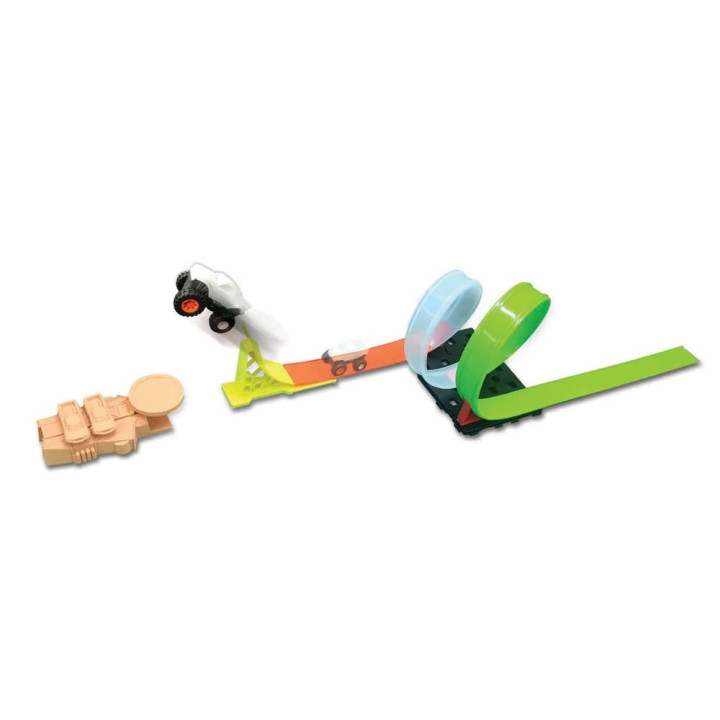 Maisto - Cyber Racers set, Micro Monster spin and smash