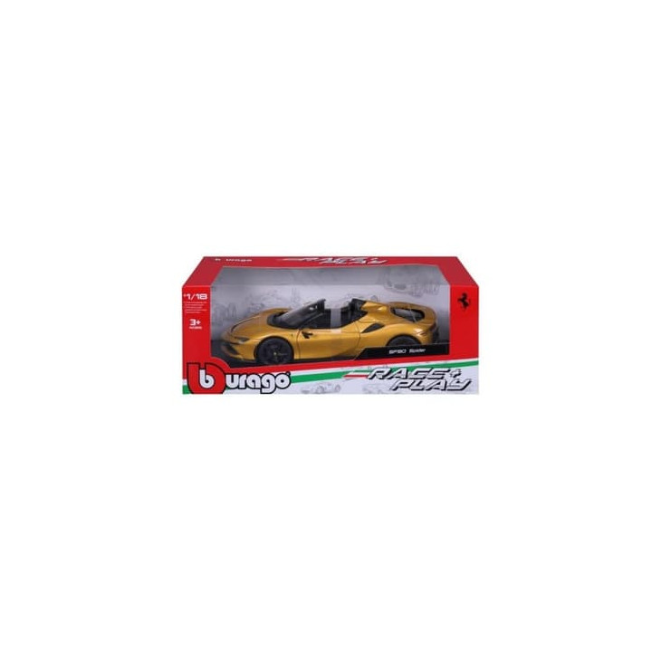 Bburago 1:18 Ferrari SF90 Spider - Yellow