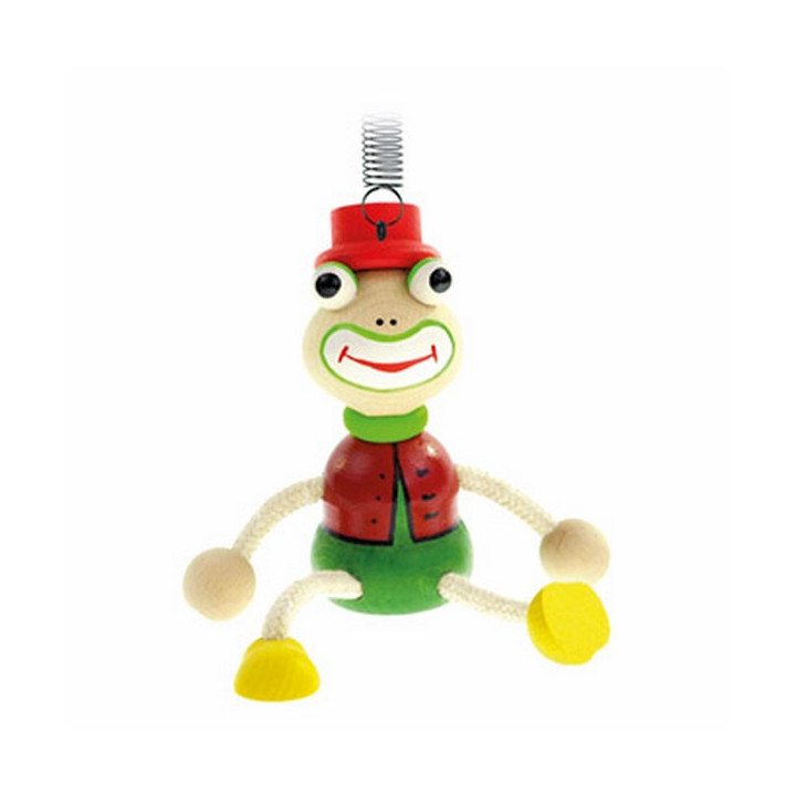 Žába na pružině