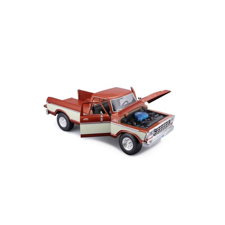 Maisto - 1979 Ford F150 Pick-up, metal hnědá, krémová, 1:18