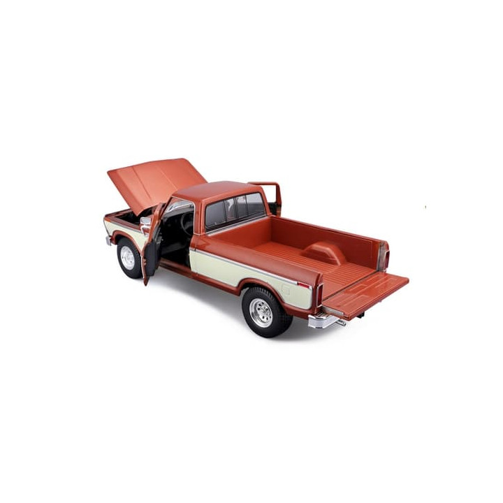 Maisto - 1979 Ford F150 Pick-up, metal hnědá, krémová, 1:18