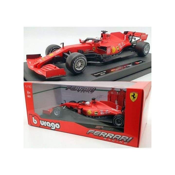 Bburago 1:18 Ferrari Racing F1 2020 - Austrian GP - SF1000 nr.5 Sebastian Vettel