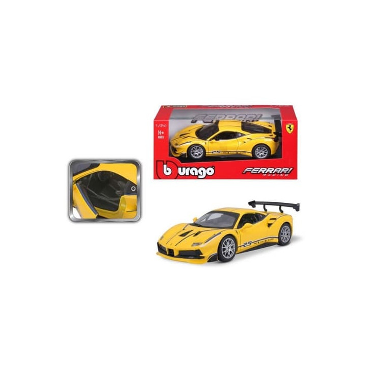 Bburago 1:24 Ferrari Racing 488 Challenge Yelow