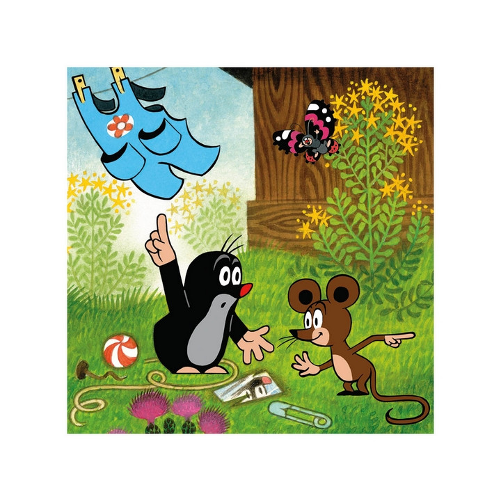 DINO Puzzle 3 x 55 dílků KRTEČEK A KALHOTKY