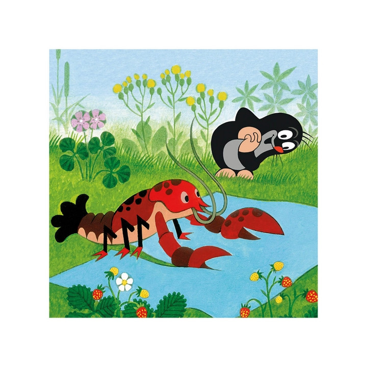 DINO Puzzle 3 x 55 dílků KRTEČEK A KALHOTKY
