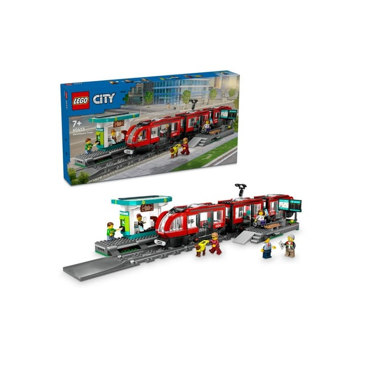 Lego 60423 Tramvaj a zastávka v centru města