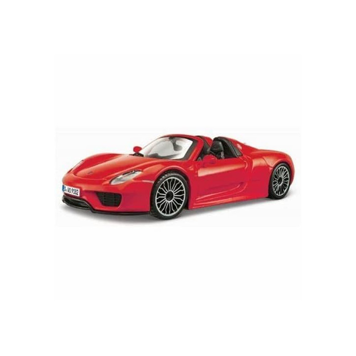 Bburago 1:24 Plus Porsche 918 Spyder Red