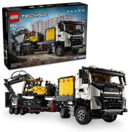 Lego 42175 Nákladní auto Volvo FMX a elektrický bagr Volvo EC230