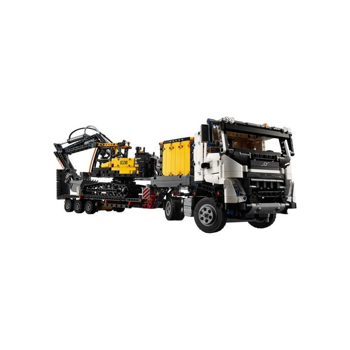 Lego 42175 Nákladní auto Volvo FMX a elektrický bagr Volvo EC230