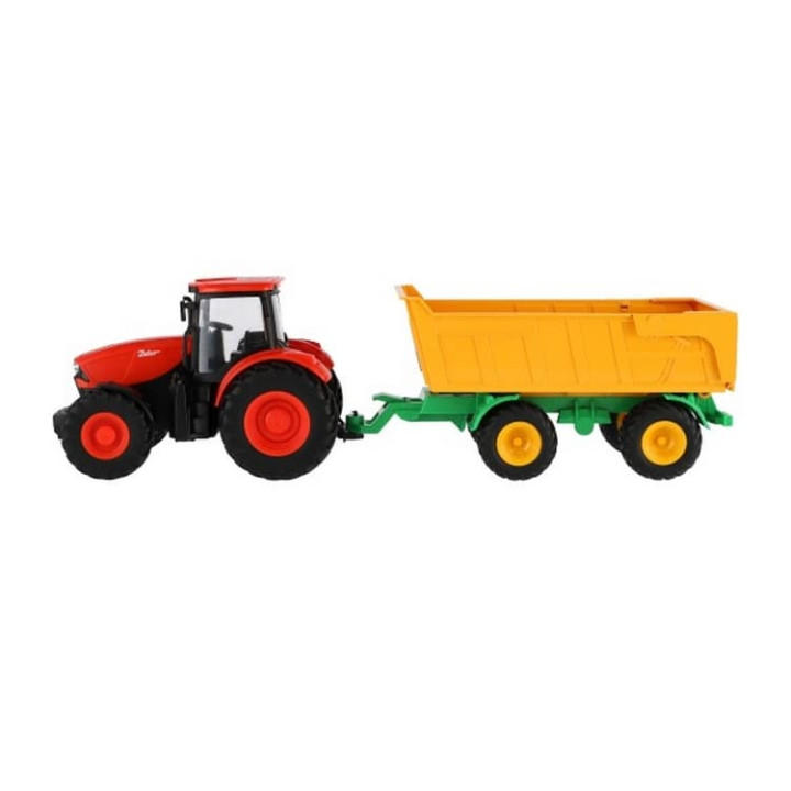 Traktor Zetor RC s valníkem plast 42cm 2,4GHz