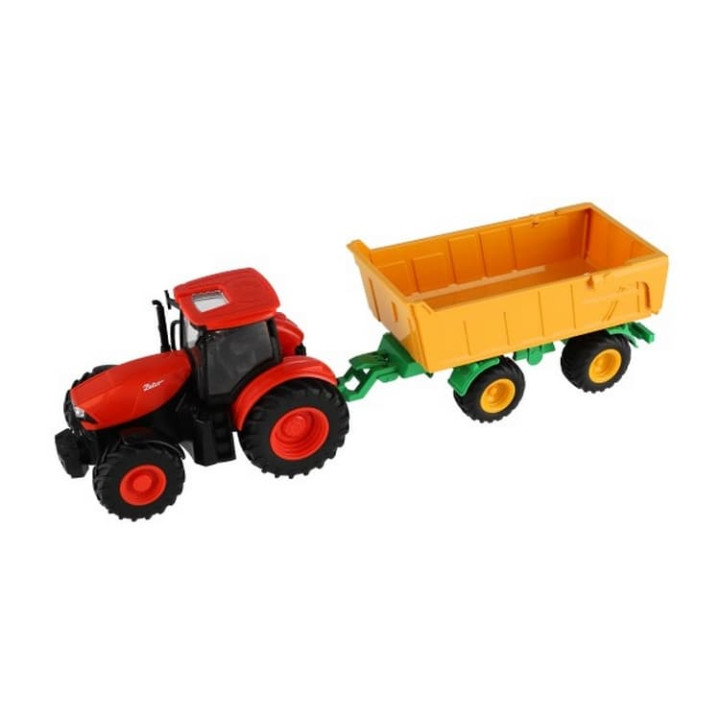 Traktor Zetor RC s valníkem plast 42cm 2,4GHz