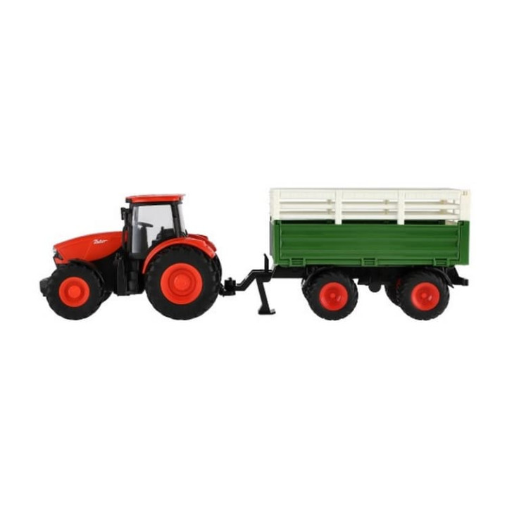 Traktor Zetor RC s vlekem plast 42cm 2,4GHz