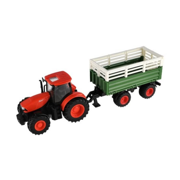 Traktor Zetor RC s vlekem plast 42cm 2,4GHz
