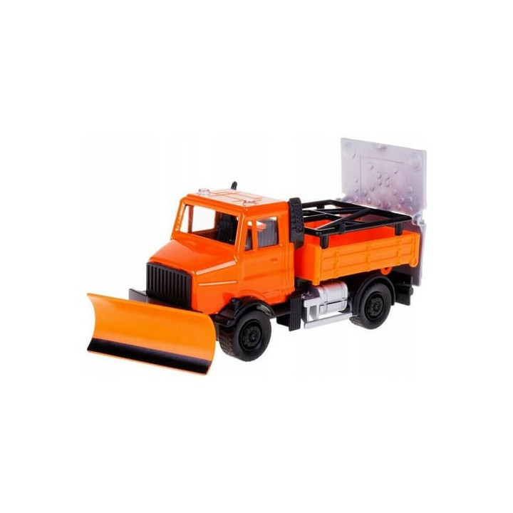 Bburago 1:43 Údržba komunikací se sněhovým pluhem a signální tabulí