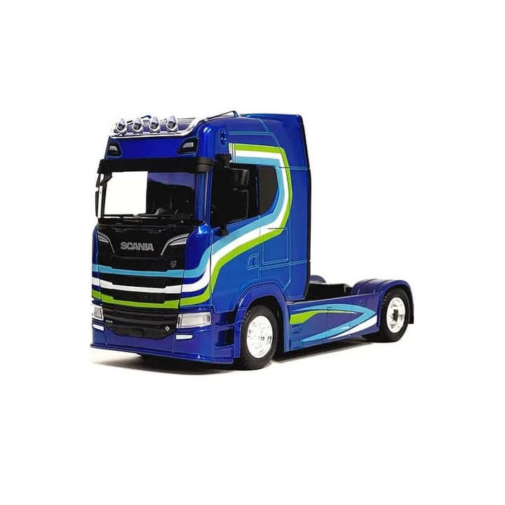 Bburago 1:43 Haulers Custom Cabs Scania 770S Blue