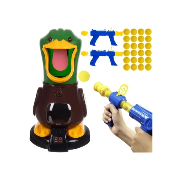 Hra s pěnovými míčky - hladová kachna