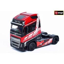 Bburago Volvo FH16 Globetrotter 750 XXL, červená, 1:43