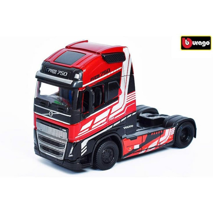 Bburago Volvo FH16 Globetrotter 750 XXL, červená, 1:43
