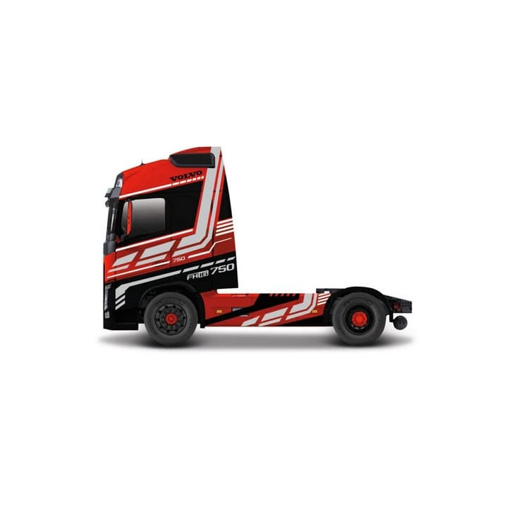Bburago Volvo FH16 Globetrotter 750 XXL, červená, 1:43